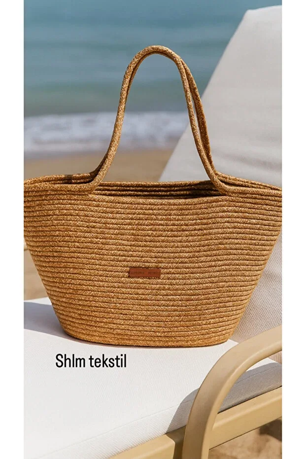 Straw Beach Bag, Straw, Jute Bag, Women's Bag, Bag, Accessory 26x12x45