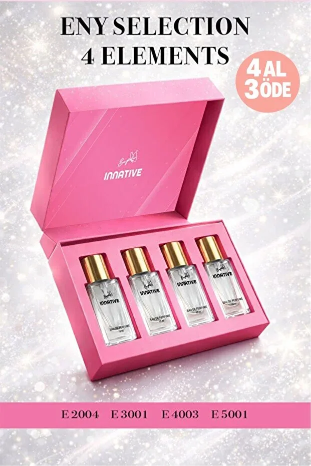 ENY SELECTION 4 ELEMENTS - TRAVEL SIZE PERFUME SET 4×15 ml