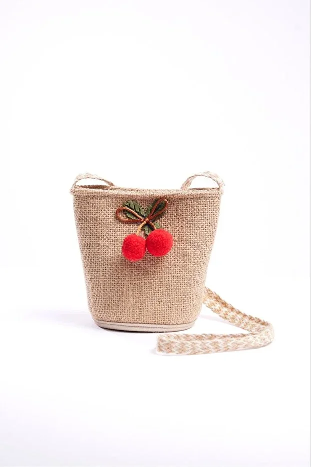 Girl's Cherry Detail Shoulder Bag