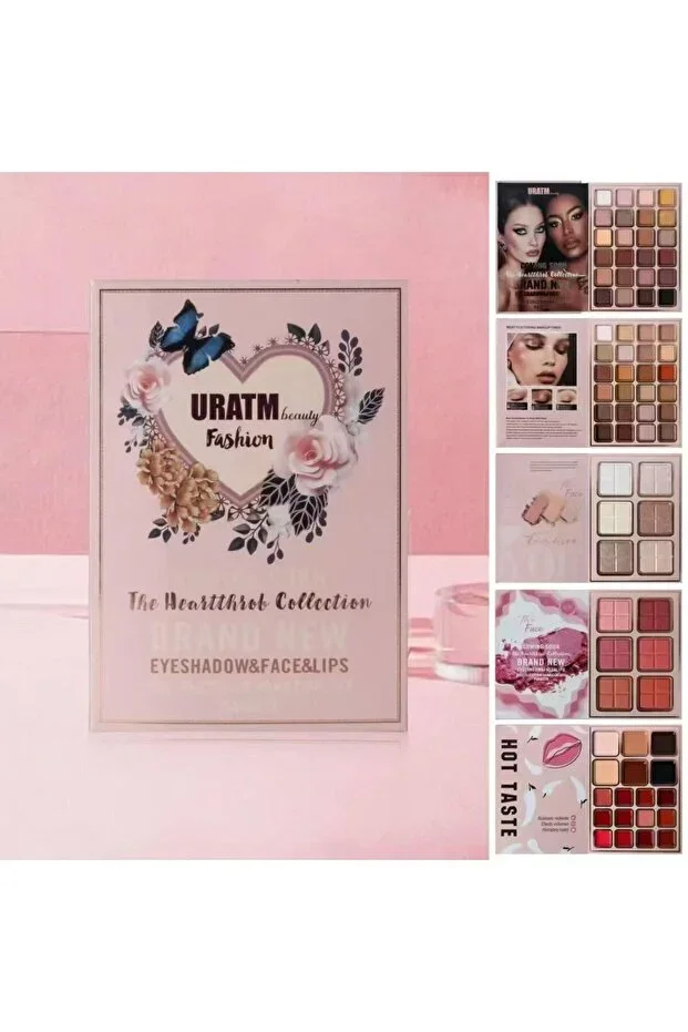 Book Model Makeup Set Palette 5 Layer Eyeshadow / Blush / Highlighter / Contour