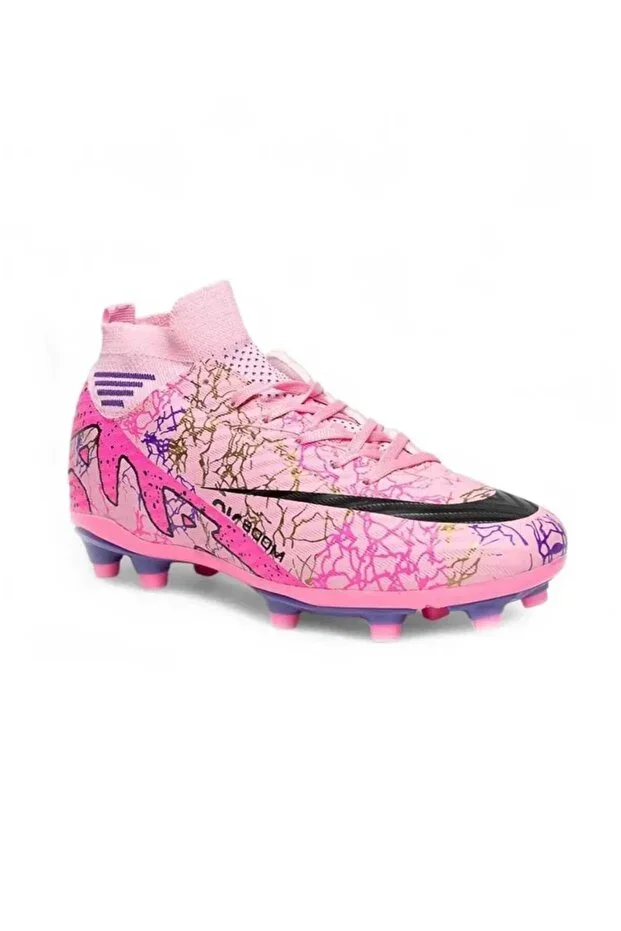 Laliga Air Unisex Indoor and Grass Field Cleats with Socks Colored