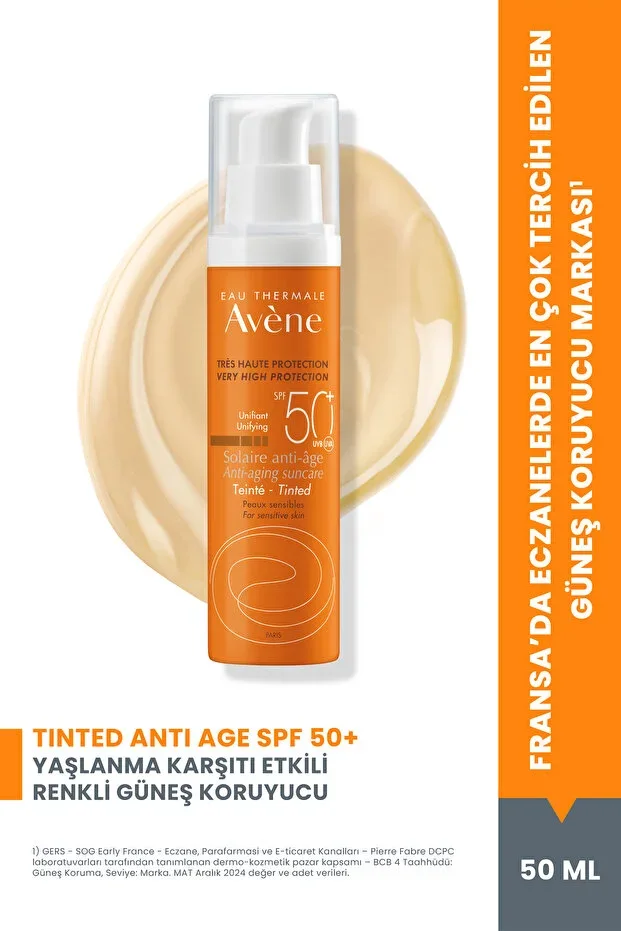 Tinted Anti-Age SPF 50+ Anti-Aging Tinted Sunscreen High Protection 50 ml