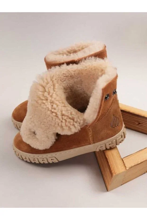 Baby & Children's Boots Genuine Leather Fur