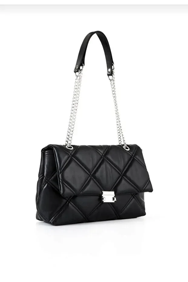 Women's Black Shoulder Bag