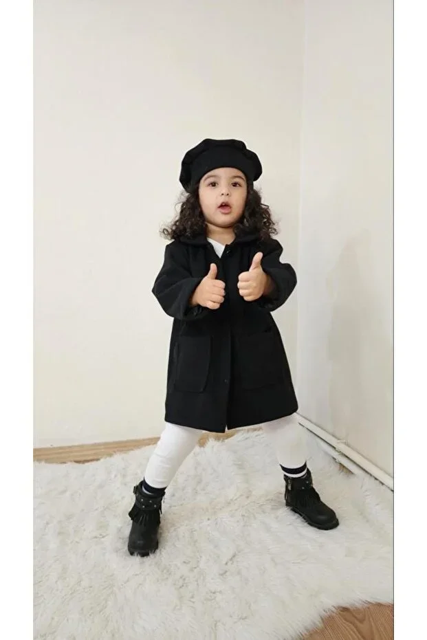 Girls' Winter Coat - Black