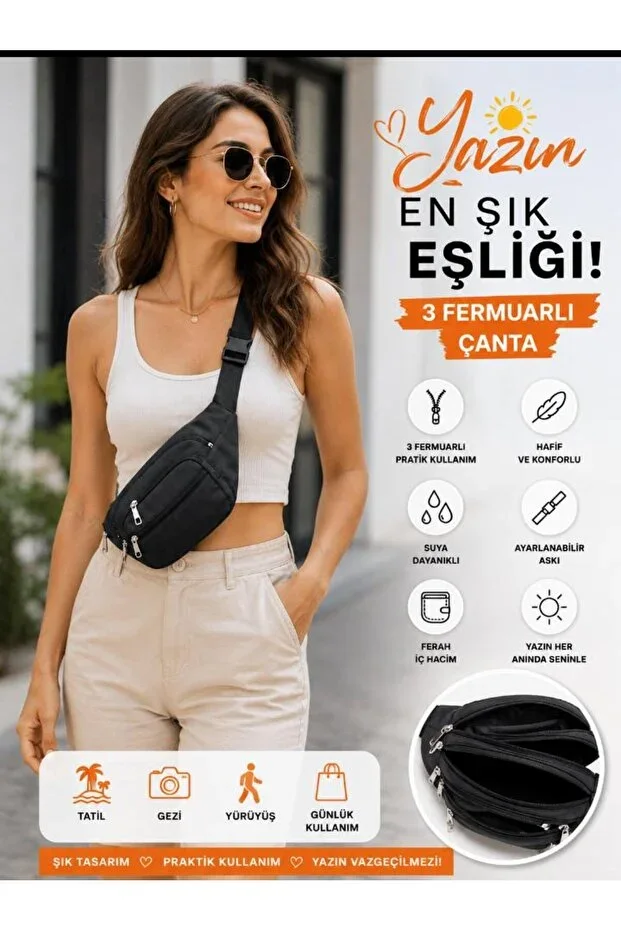 Unisex Daily Shoulder Bag