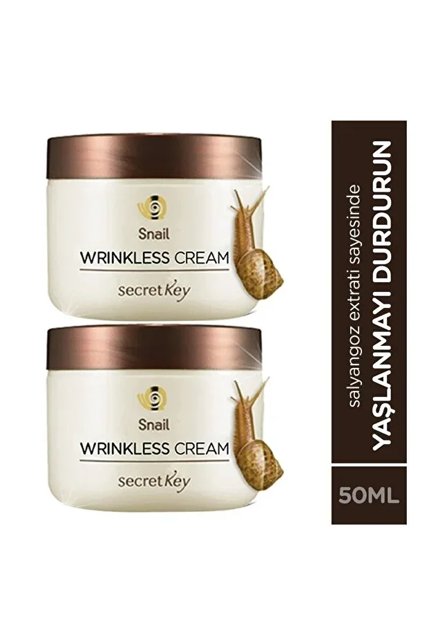 Wrınkless Snail Cream Anti-Aging Plumping Cream 2-Pack