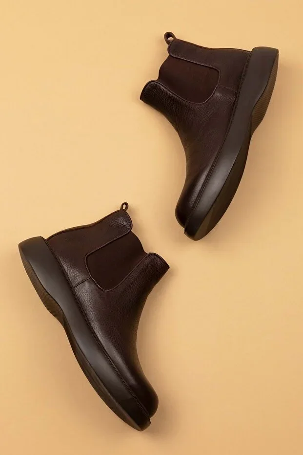 Men's Genuine Leather Casual Boots Src.704