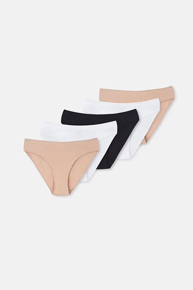 Mixed Classic Seamless 5-Pack Women's Briefs
