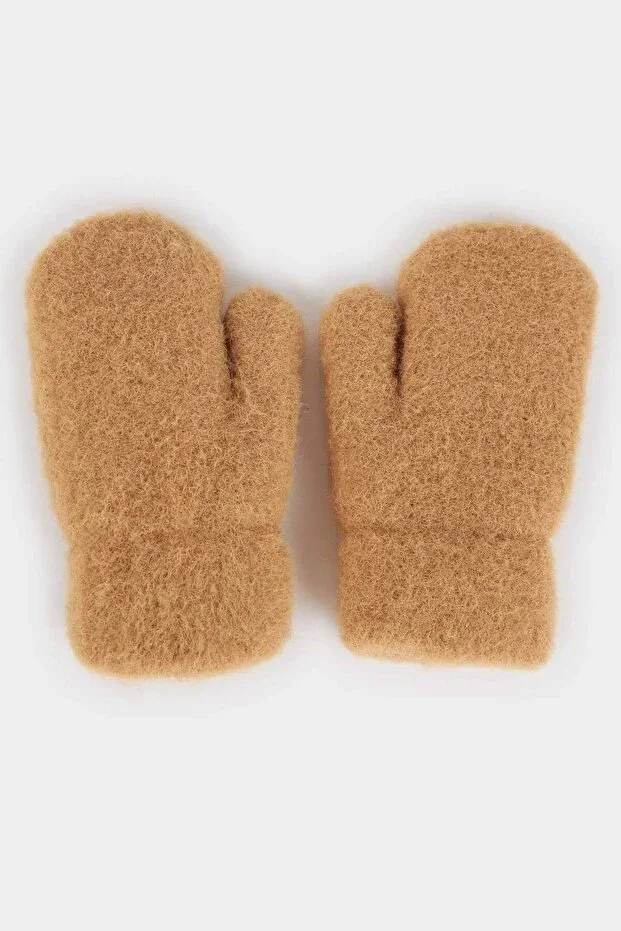 Men's Baby Faux Wool Lined Gloves F0028A525WN