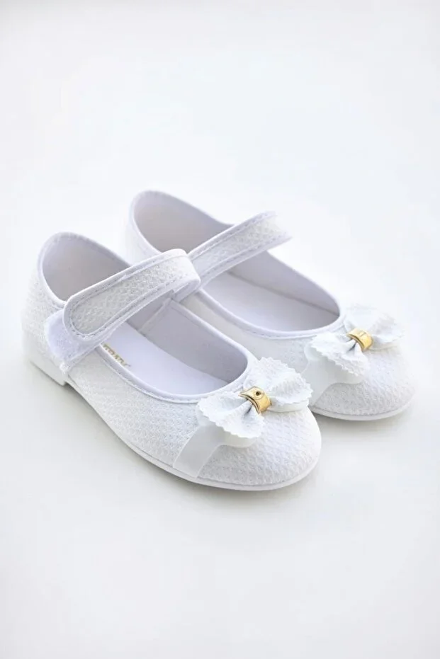 Girls' Bow Baby Shoes Velcro Stylish Daily Model