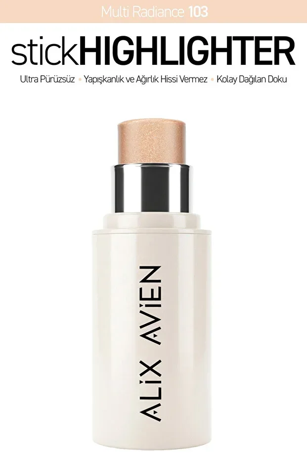 Alix Avien Bright Shimmering Moisturizing Cream Stick Highlighter - Stick Highlighter 103 Multi Radiance