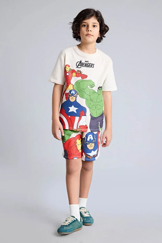Marvel Avengers T-shirt Shorts 2-Piece Set Boys H0282A826SM