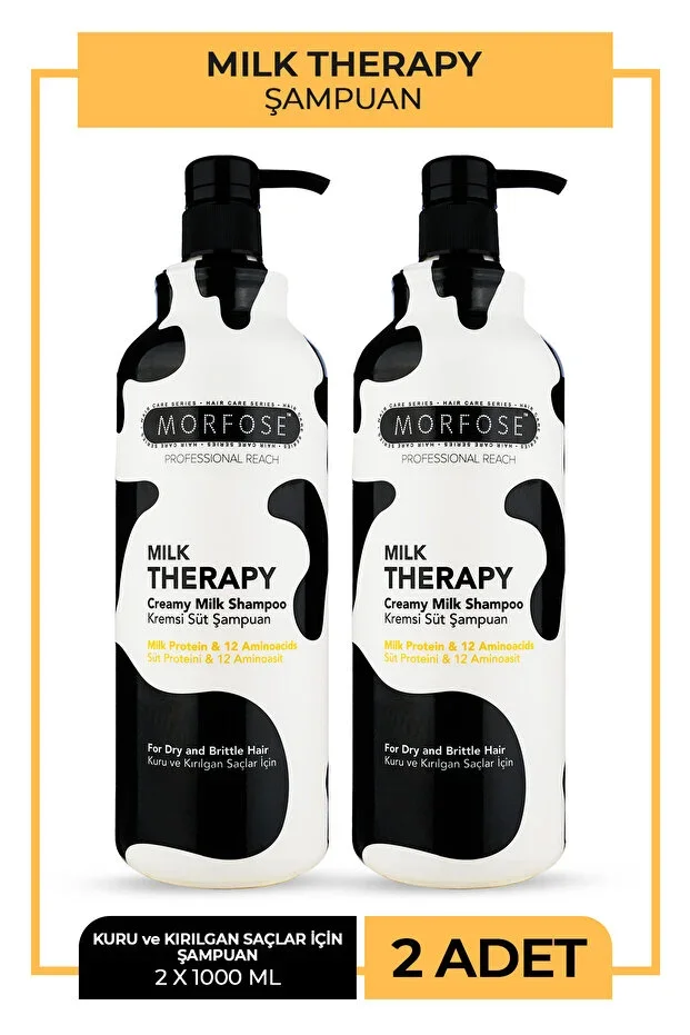 Milk Therapy Shampoo 1000 Ml 2 Pieces