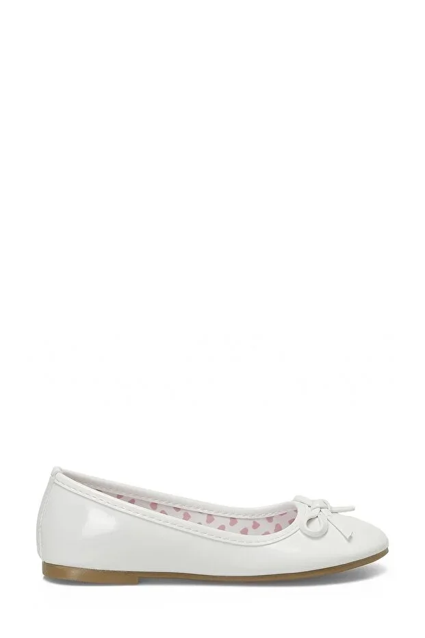 RUGY.F 5FX White Girls' Ballet Flats