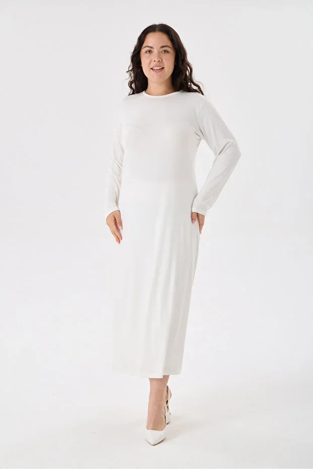 Women's Cream Long Sleeve Thermal Top