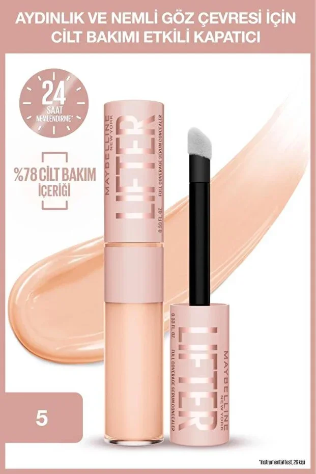 Lifter Concealer with Caffeine and Peptides for Hydration and Brightening - 05