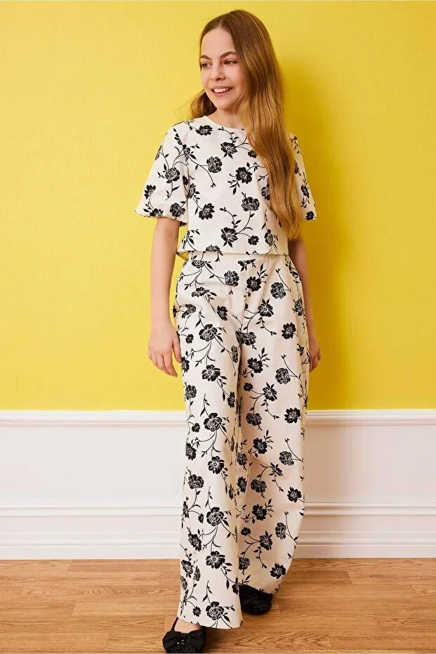 Patterned Woven 2-Piece Set Girls G7734A826SM