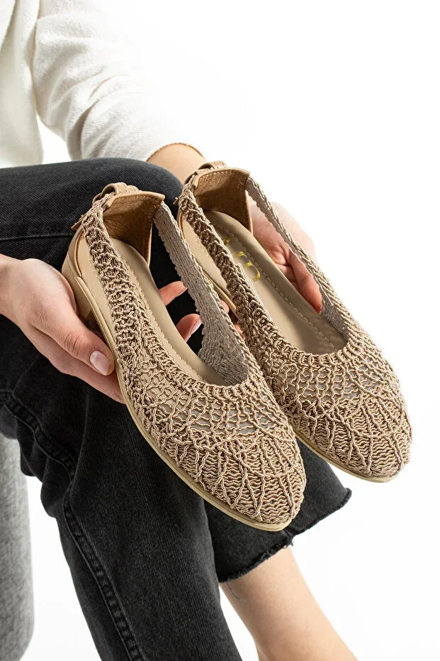 Vizon Side Open Knit Sandal