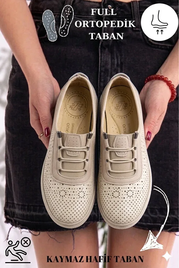 Mother Women Full Orthopedic Non-Slip Sole Daily Ballet Flats Shoes