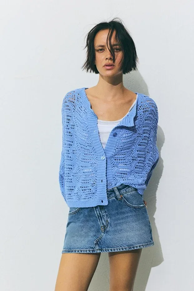 Knit cardigan