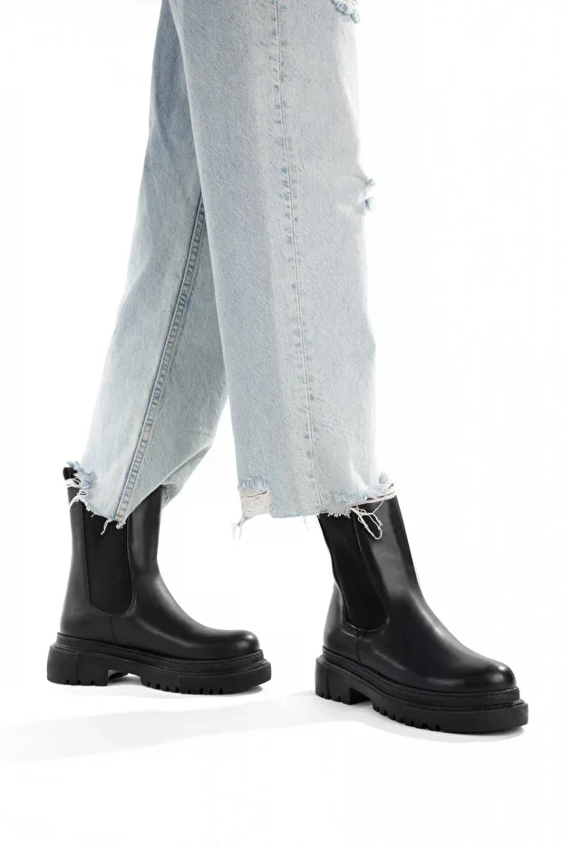 Black Thermo Non-Slip Without Side Zipper