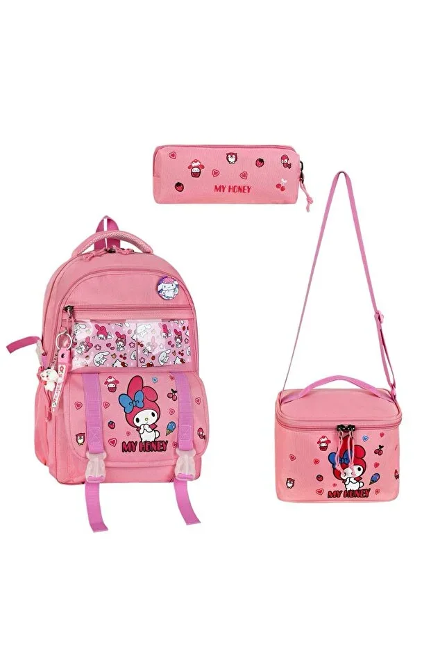 My Melody Accessory Card Holder School Bag Foil Lunch Box and Pencil Case