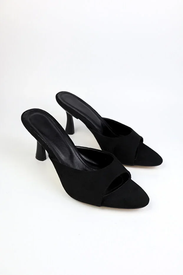 Women's Suede Stiletto Slippers