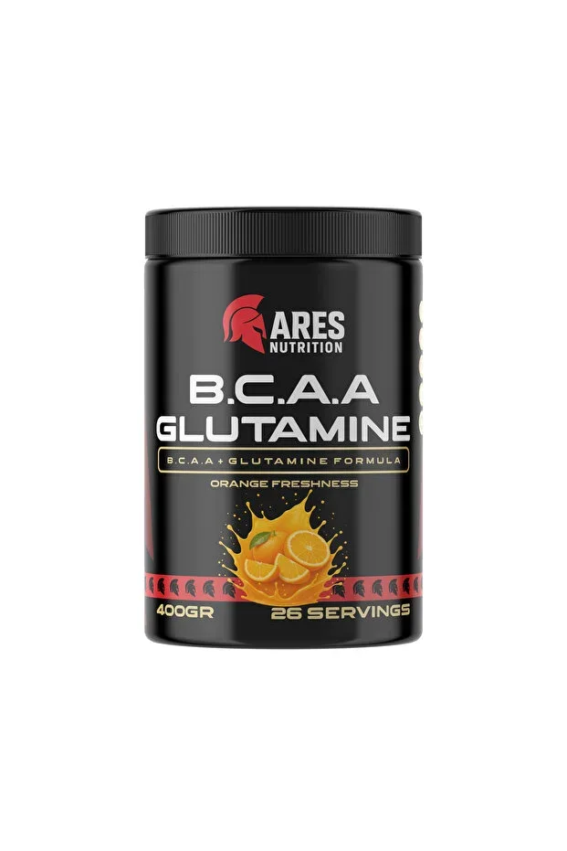 BCAA+GLUTAMINE 400GR ORANGE 26 SERVINGS