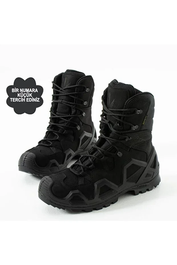 Genuine Leather Waterproof Men's & Women's Tactical Military Winter Boots and Postals SS603