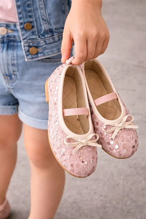 GIRLS' DAILY SHOES BOW DETAIL SOFT COMFORTABLE SOLE STC1262