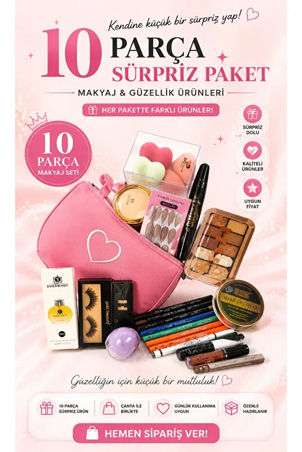 SPECIAL FOR WOMEN 10 DIFFERENT PRODUCTS Makeup Set/eyeshadow/mascara/lipstick/makeup brush/eyeliner