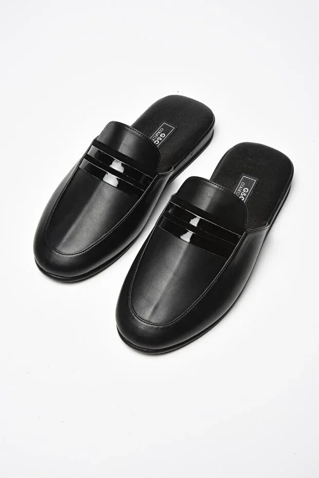 Men's Black Groom's Trousseau Slipper