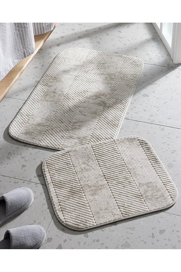 Eze 2-Piece Bath Mat - Earth