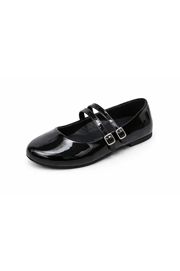Children's Black Ballet Flats