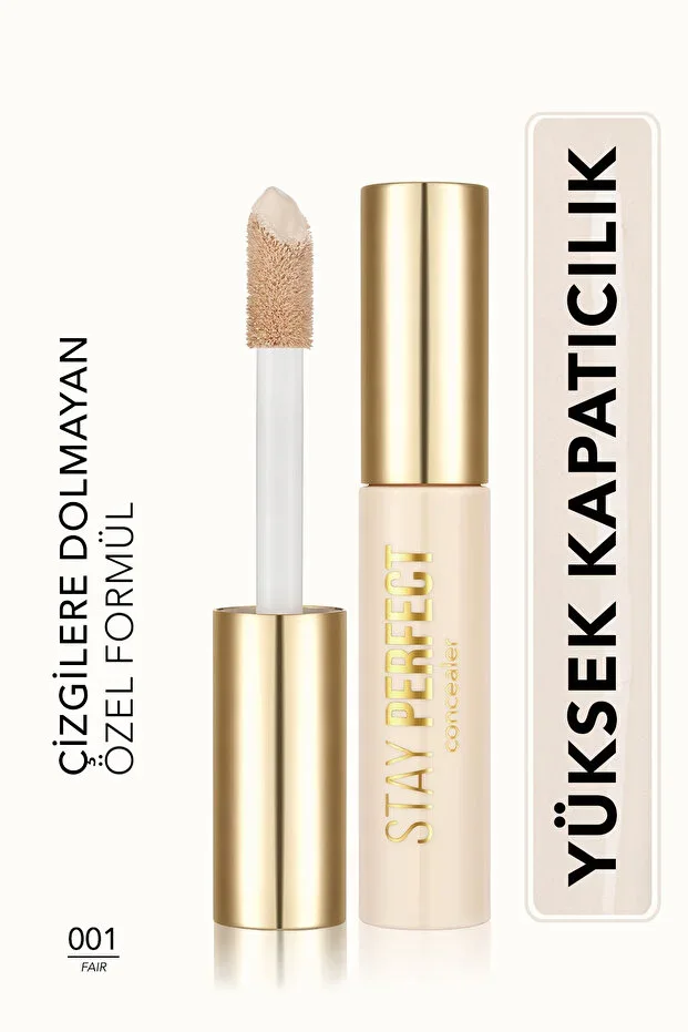 Natural Finish Concealer (COOL UNDERTONE) - Stay Perfect Concealer - 001 Fair -8682536085441