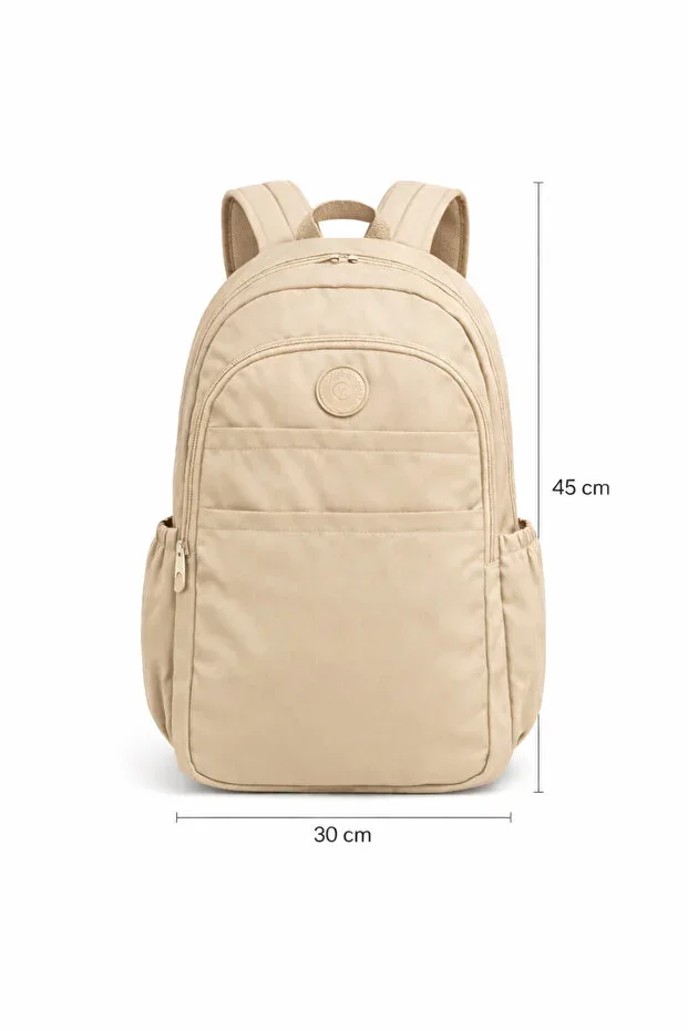 Unisex Crinkle School Backpack Middle School High School University Waterproof Fabric Laptop Pocket cty-lbn-104