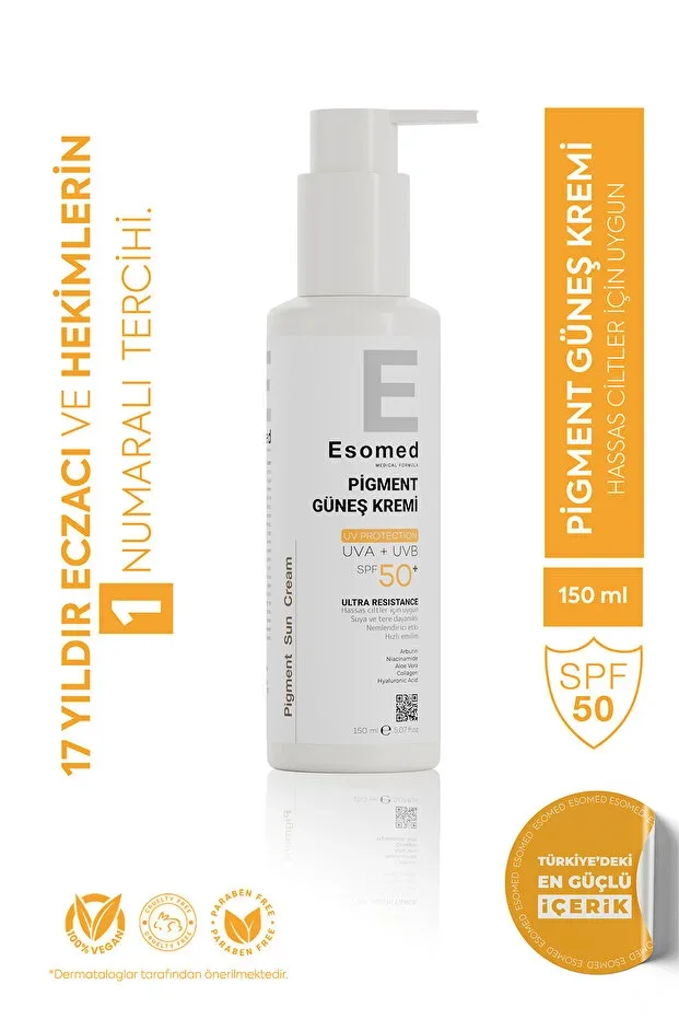 High Protection Anti-Spot Pigment Sun Cream for Sensitive Skin UVA UVB SPF50 150ml