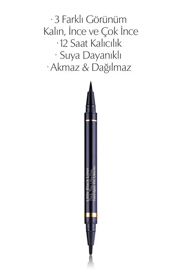 Black Liquid Eyeliner - Little Black Liner Color: 01 Onyx - Thick, Thin, Very Thin