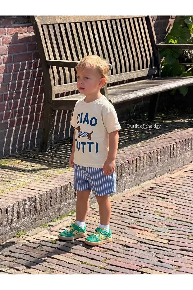 Boys Laciel Paris Shorts Set