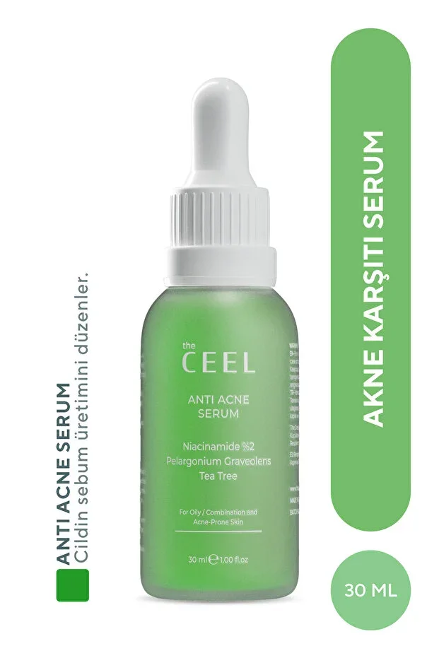 The Ceel Anti-Acne and Pimple Serum Salicylic Acid, Tea Tree and Geranium 30 ML