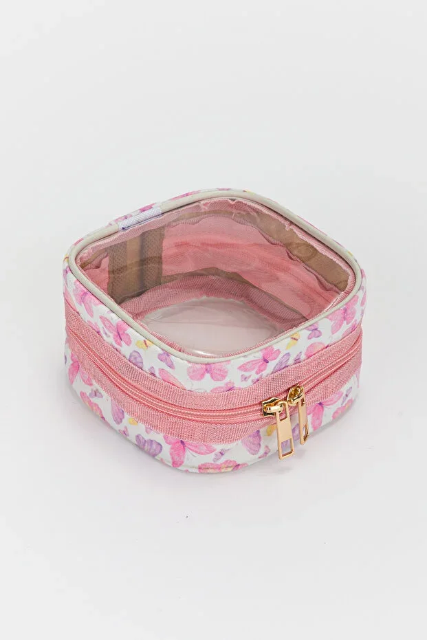Mini Transparent Makeup Bag Cosmetic Organizer Travel Bag