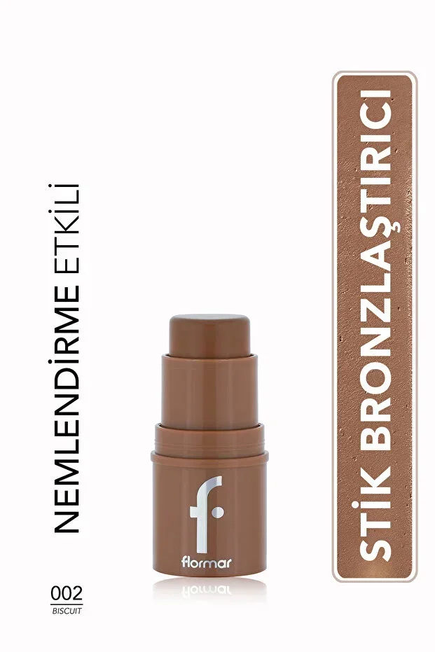 To Go Natural Finish & Moisturizing Creamy Stick Bronzer - 002 BISCUIT