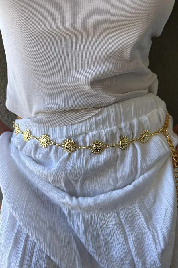 Sun Detail Design Premium Chain Belt